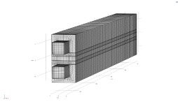 Immagine del dominio computazionale ricavata dal software Comsol Multiphysics